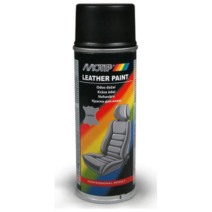 Spray Vopsea Pentru Piele Negru 200 ml