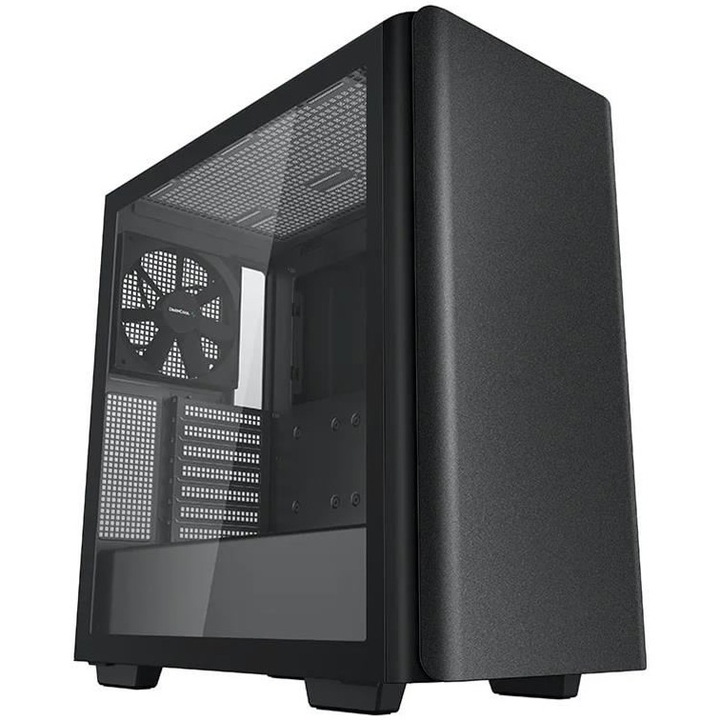 Компютърна кутия Deepcool CK500, Без захранващ блок, EATX, Черен