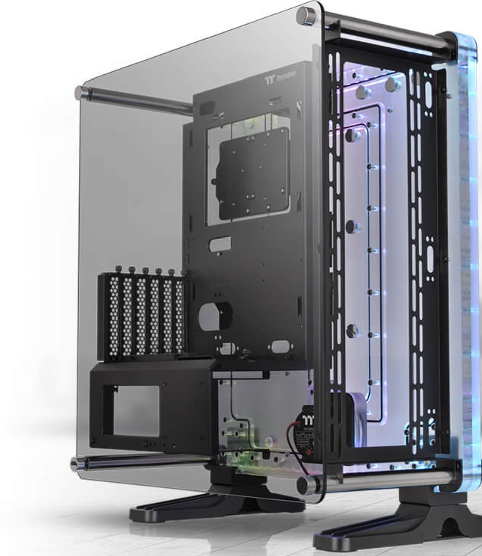 Carcasa Thermaltake DistroCase 350P, fara sursa, ATX, neagra