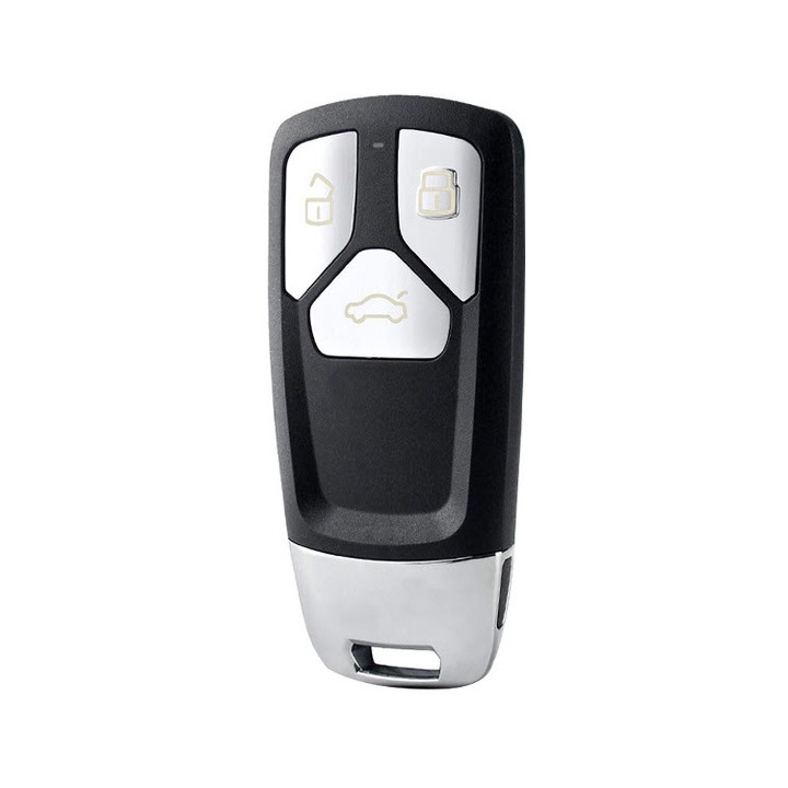 Cheie auto completa compatibila Audi TT 3 butoane Keyless AES48 Chip 434 MHz ASK