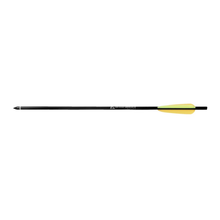 Sageata 20", Poe Lang, Aluminiu, Negru/Galben