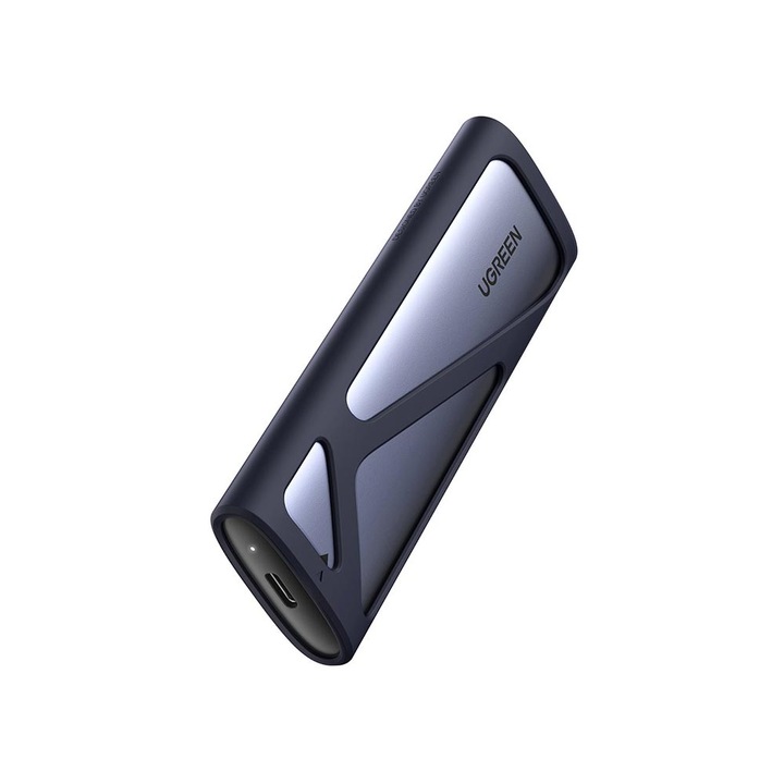 Carcasa SSD UGREEN CM400, SATA, USB-C, Gri