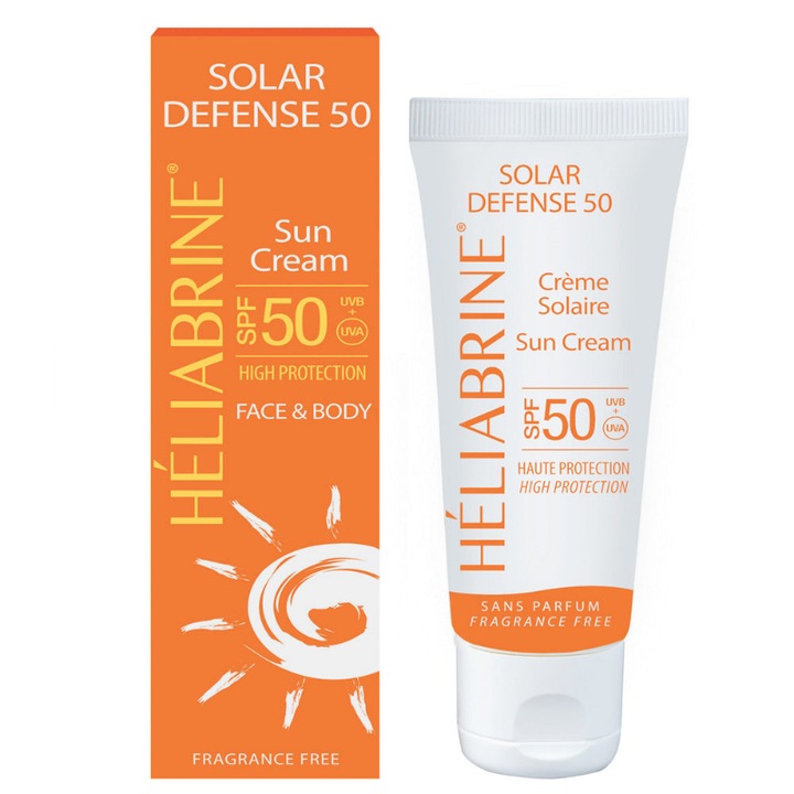 Crema solara SPF 50, Heliabrine, Solar Defense, 75 ml