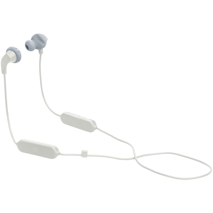 JBL Endurance Run 2 Bluetooth fülhallgató, PureBass, Izzadságálló, Fehér