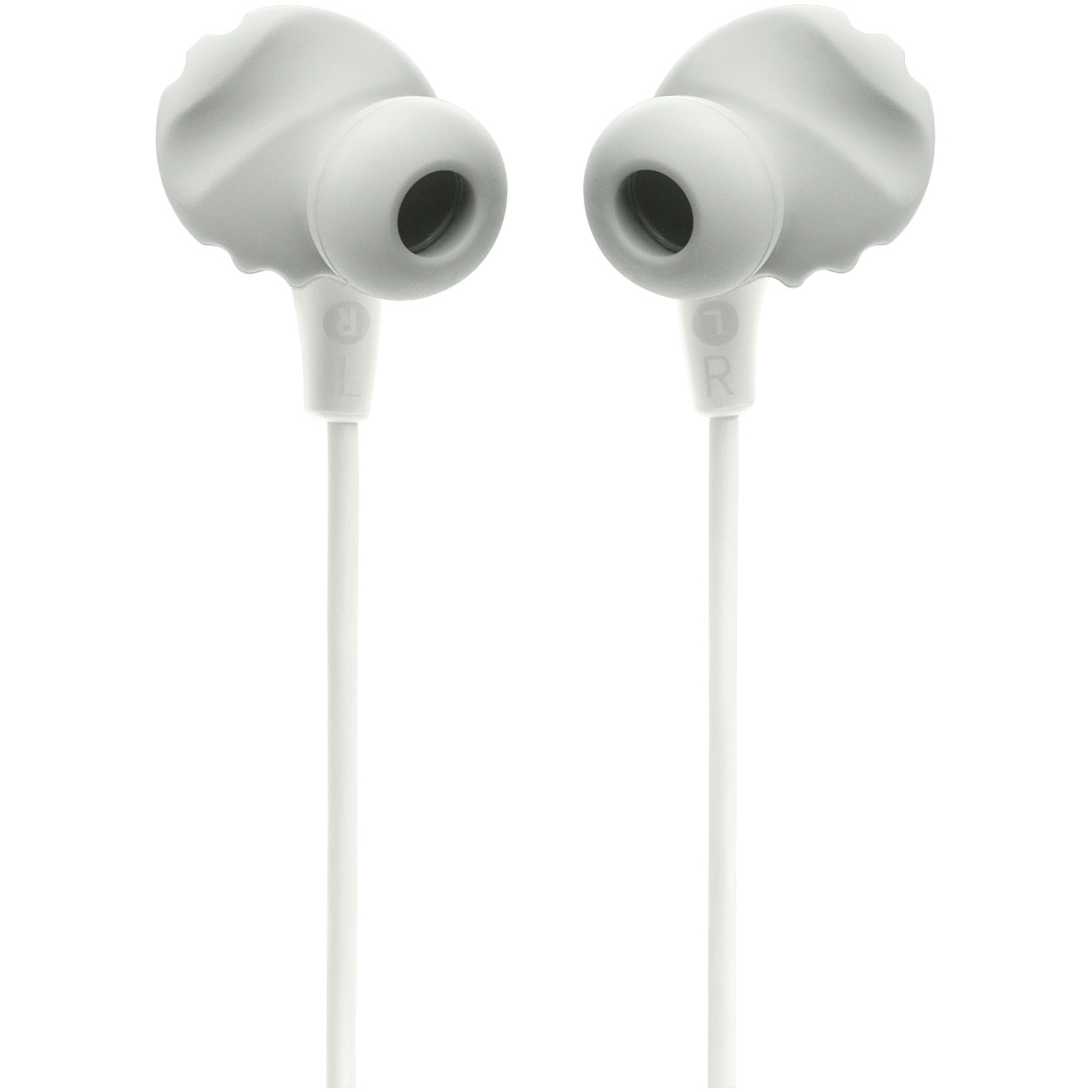 Casti sport in-ear JBL Endurance Run 2, Pure Bass, Sweatproof, Alb