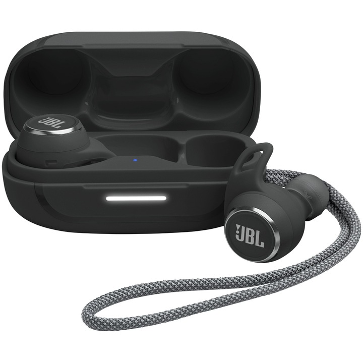 Аудио слушалки In-Ear JBL Reflect Aero TWS , True wireless, Bluetooth, Noise canceling, 6 микрофона, IP68, Black