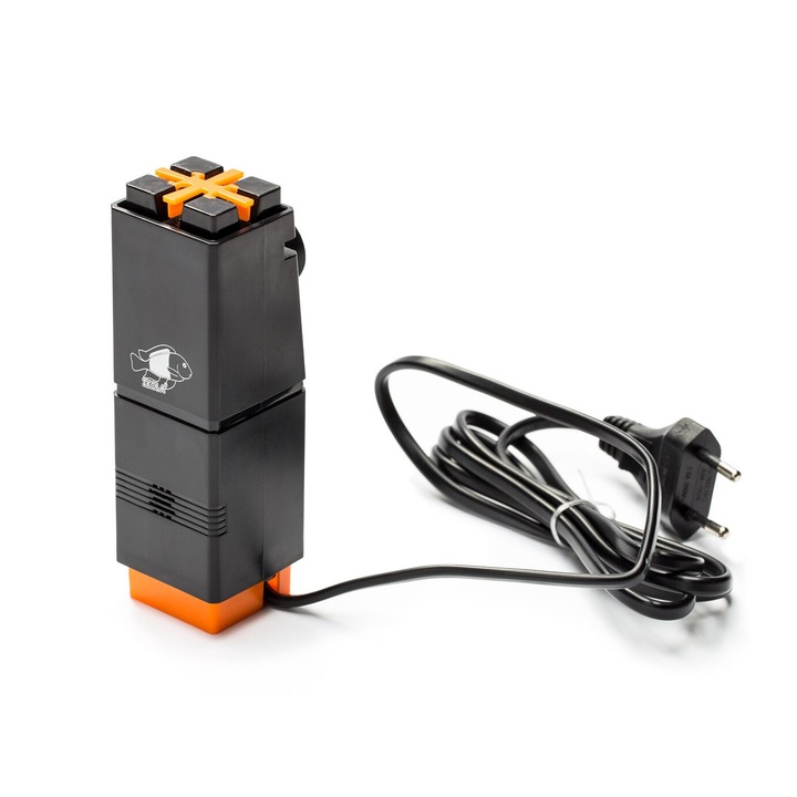 Filtru pentru acvariu, AquaNova, 200l/h, 3W, Negru