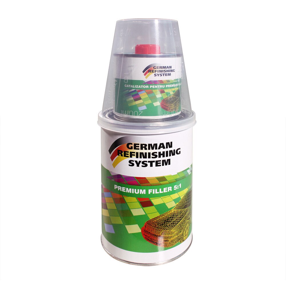 Set premium filler 5:1 VERY HIGH SOLID cu intaritor