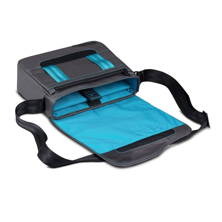 Sac Bandoulière Reporter Metro Be.ez - Noir Et Safran, 28x21x9 Cm, Pour Tablette 7-10 Pouces Et Accessoires