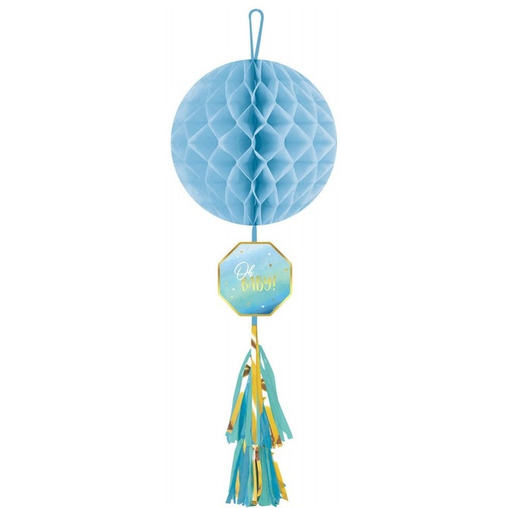 Baby Boy Висяща декорация с ресни