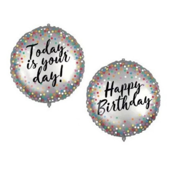 Фолиев балон Happy Birthday Today, 46 см