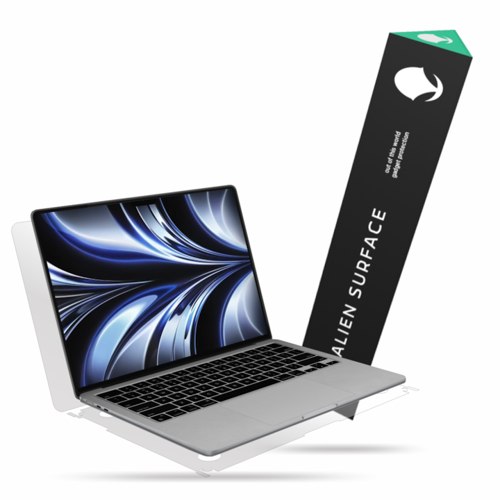 Alien Surface, Apple MacBook Air M2 13 inch 2022, külső védőfólia