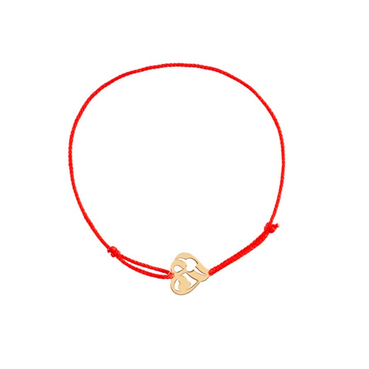 Bratara inima din aur 14k ARTOR BA 40