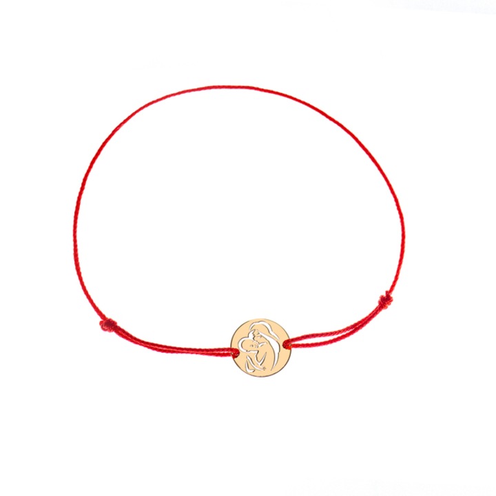 Bratara ban mama copil din aur 14k ARTOR BA 46