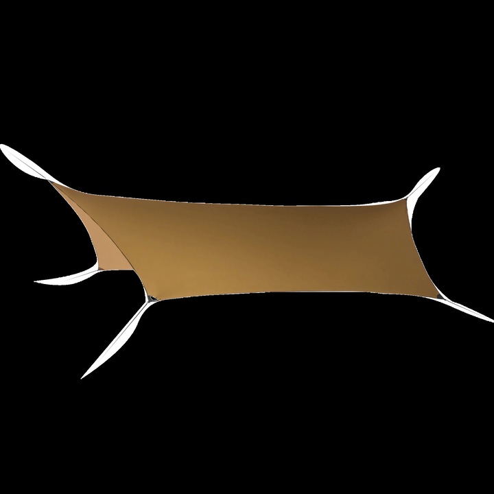 Prelata cort, Lesovik, Nailon, 3.6x3 m, Maro deschis