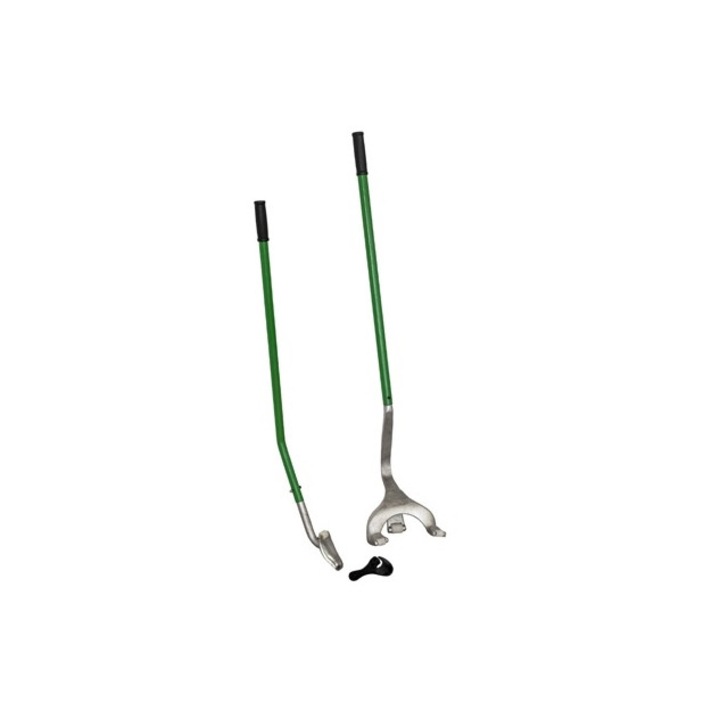 Set 2 leviere pentru schimb anvelope camion JBM 42096, pentru dejantat, otel, maner cauciuc