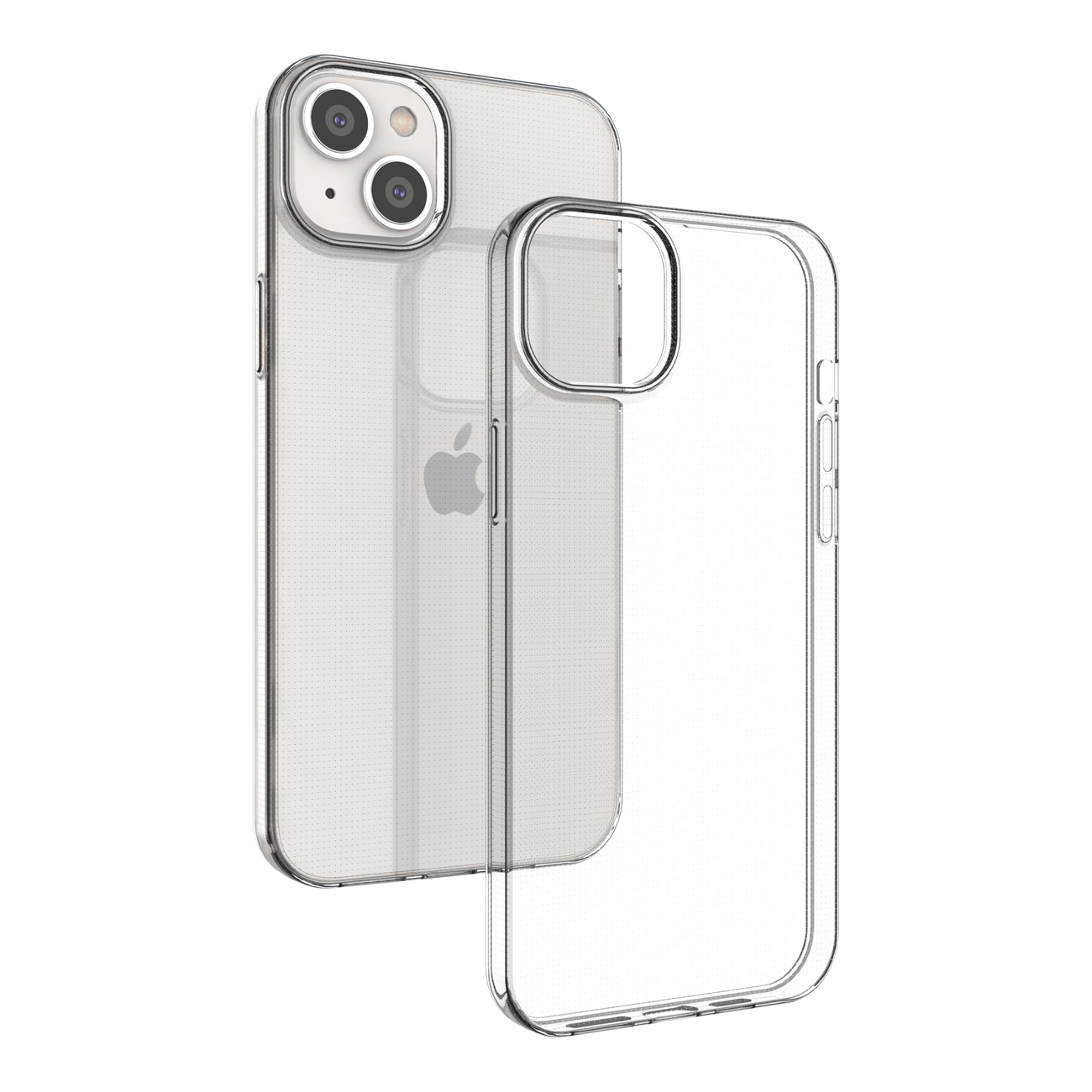 Husa telefon, Fashion Case, Silicon, Pentru iPhone 14, Transparent
