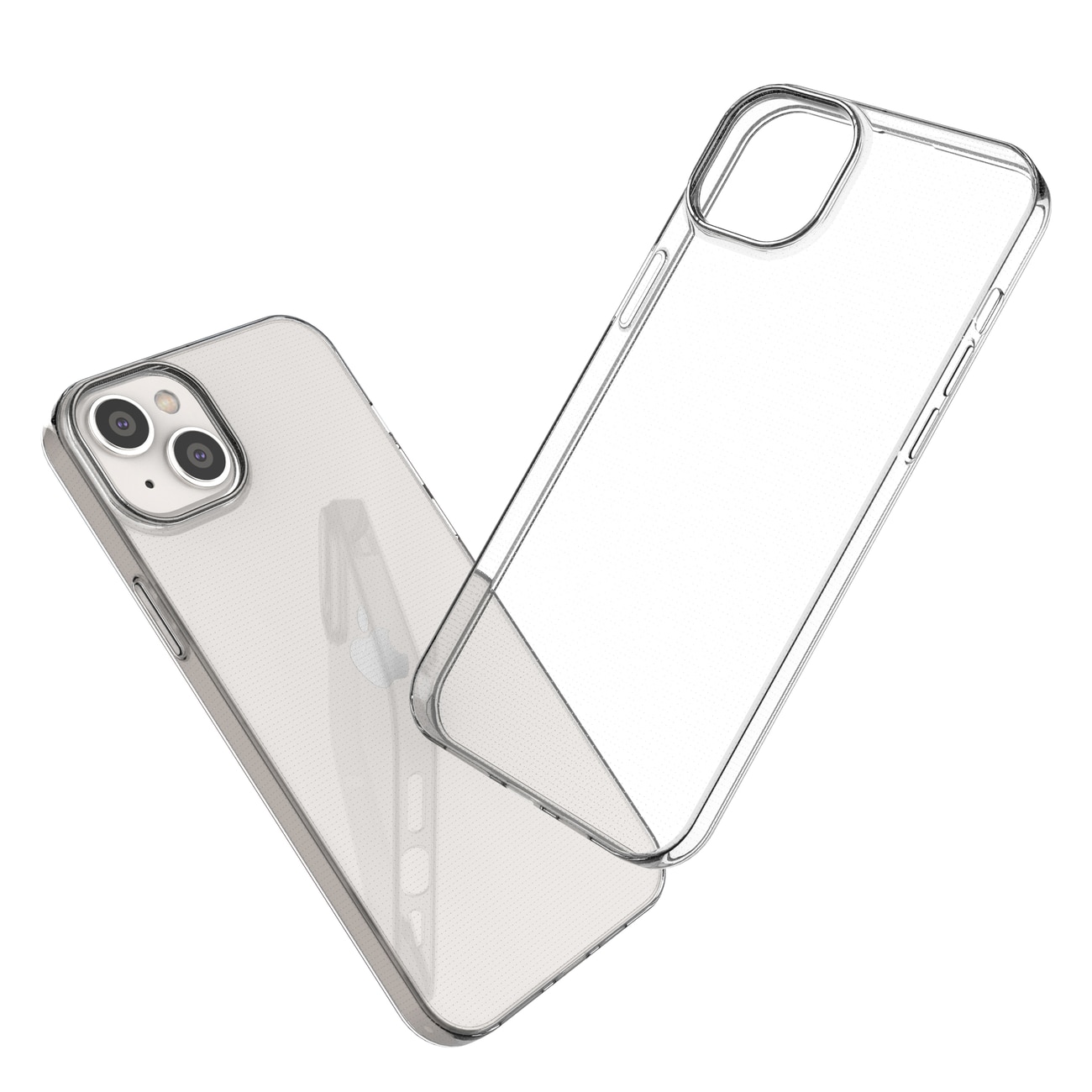 Husa telefon, Fashion Case, Silicon, Pentru iPhone 14, Transparent