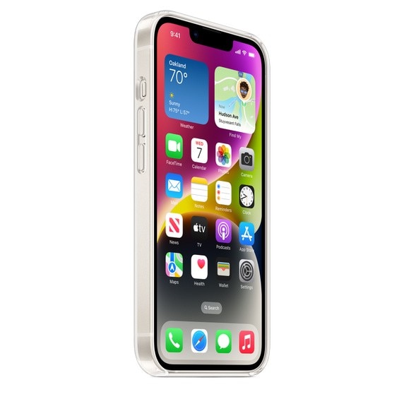 Husa telefon, Fashion Case, Silicon, Pentru iPhone 14, Transparent