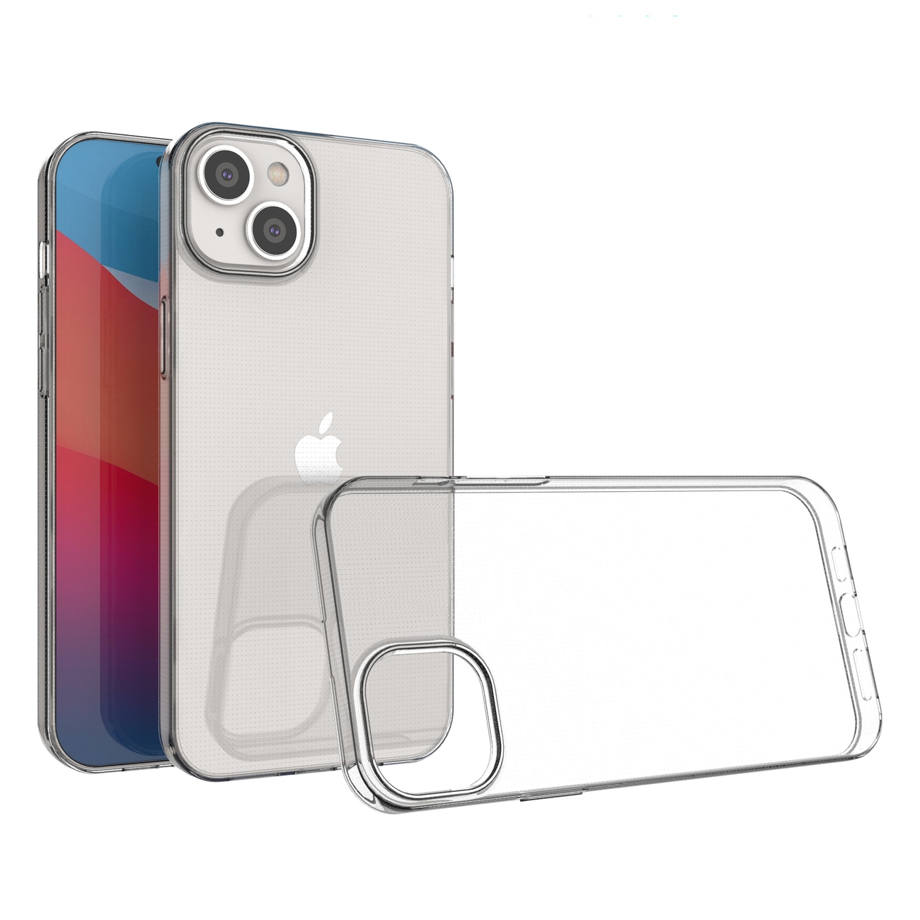 Husa telefon, Fashion Case, Silicon, Pentru iPhone 14, Transparent