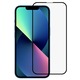 9D Стъклен Протектор за iPhone 14/Pro, Черен