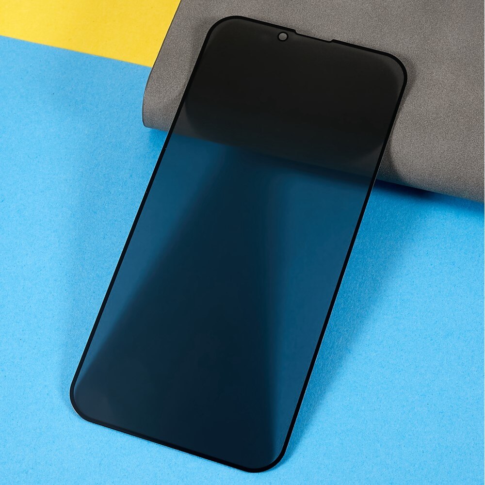 Folie protectie, Ta Tech Armor, Sticla securizata, Privacy, Compatibila cu iPhone 14 Plus, Negru