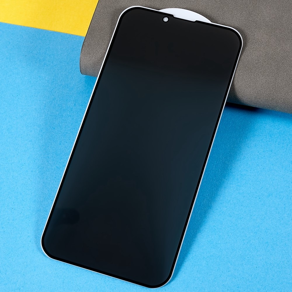 Folie protectie, Ta Tech Armor, Sticla securizata, Privacy, Compatibila cu iPhone 14 Plus, Negru