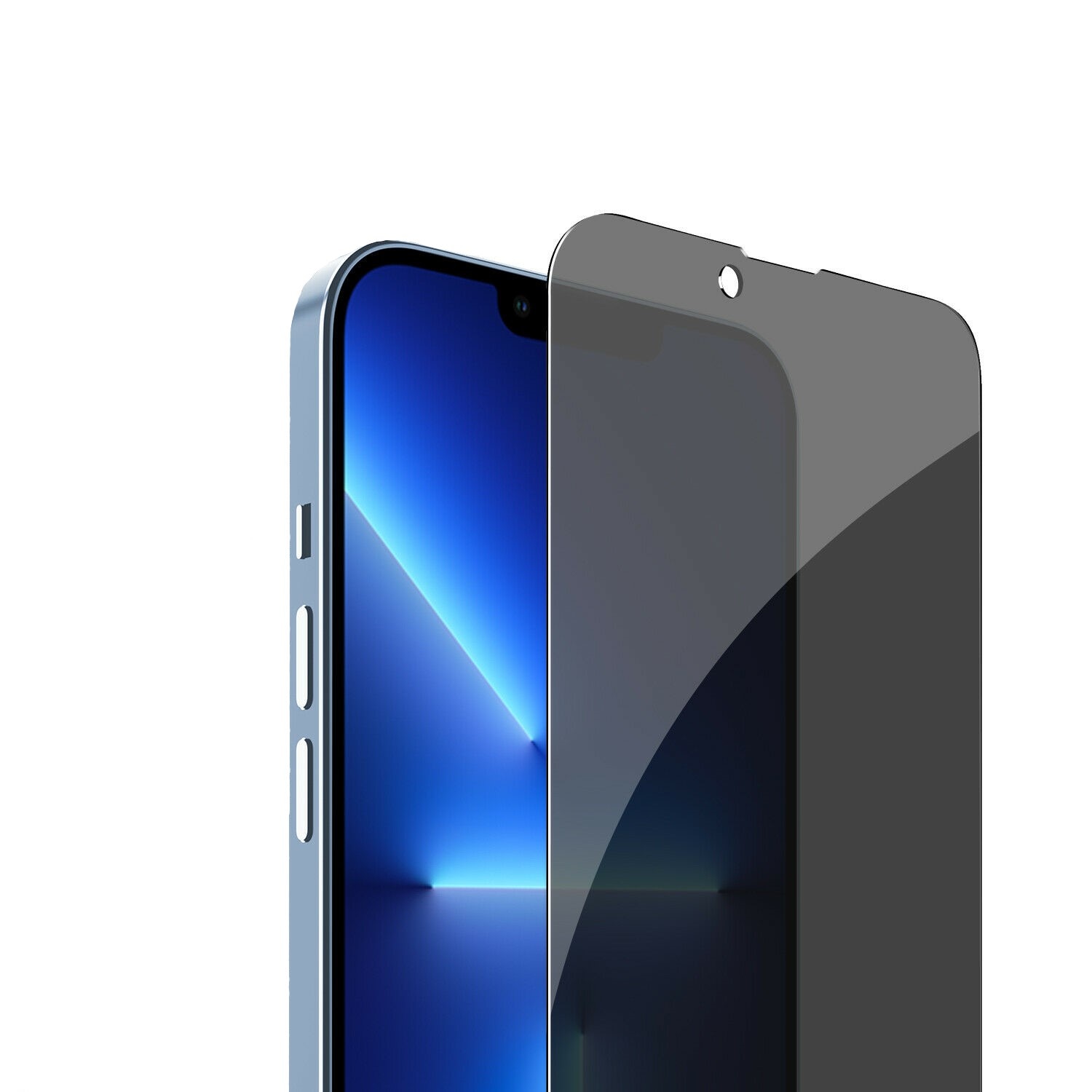 Folie protectie, Ta Tech Armor, Sticla securizata, Privacy, Compatibila cu iPhone 14 Plus, Negru
