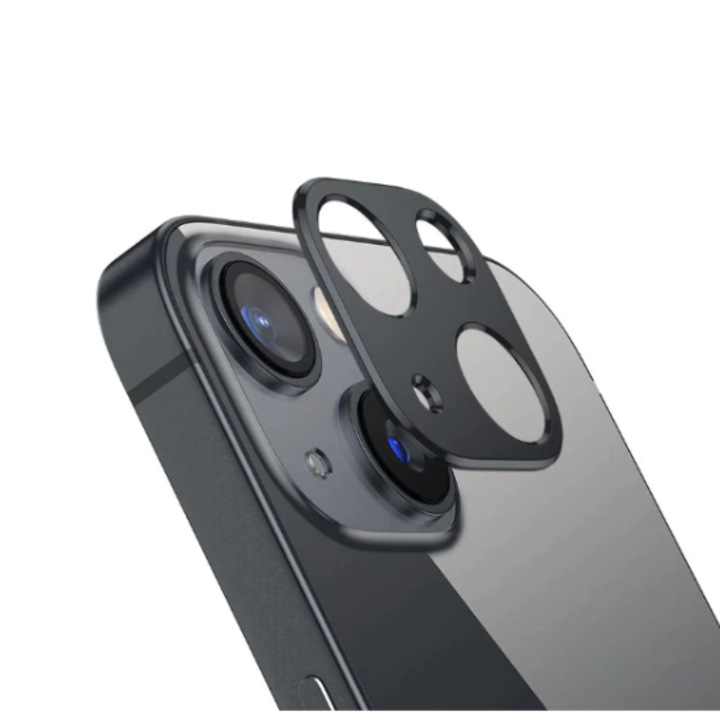 Стъклен Протектор за Камера TA TECH ARMOR за iPhone 14 Plus, Черен