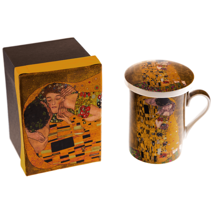 Teáscsésze fedővel, Gustav Klimt, The Kiss, 250ml