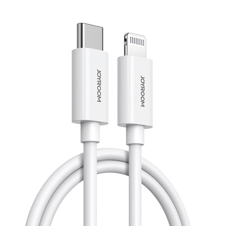Joyroom uSB C típusú kábel - Lightning 27W PD 1.2m Fehér (S-M430)