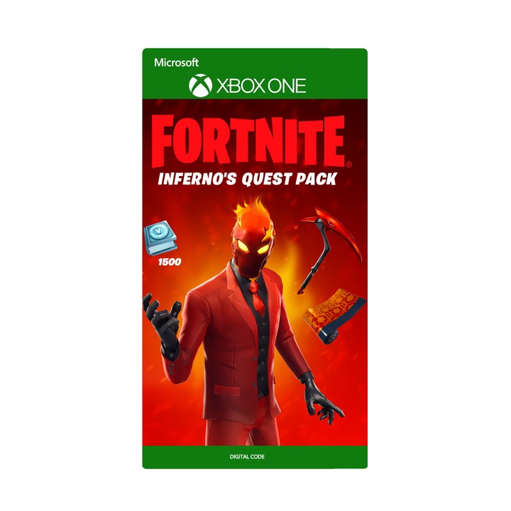 Joc Fortnite Inferno's Quest Pack cod de activare pentru Xbox One