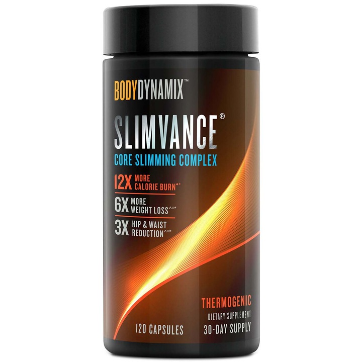 Supliment alimentar formula pentru controlul greutatii BodyDynamix™ Slimvance® Core Slimming Complex by GNC, 120 capsule