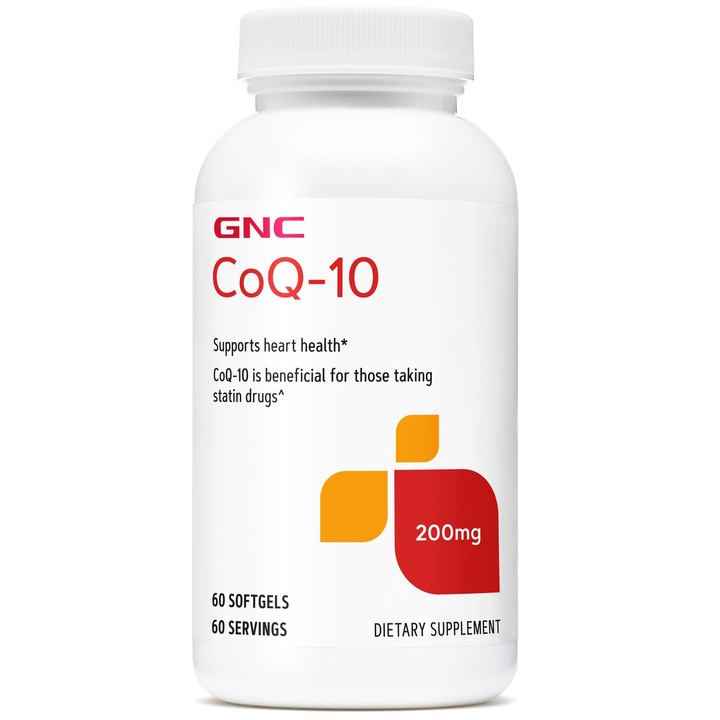 GNC Coenzima CoQ-10 Naturala 200 mg, 60 cps