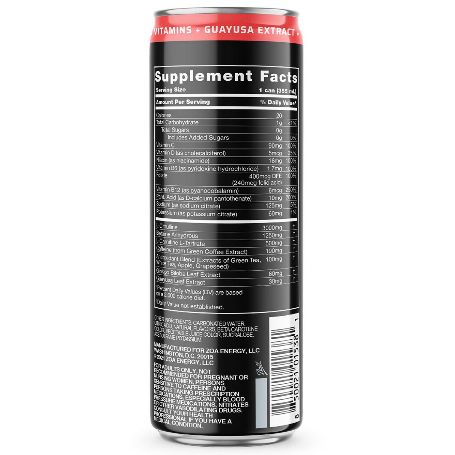 Bautura energizanta preantrenament cu aroma de mandarine si grapefruit