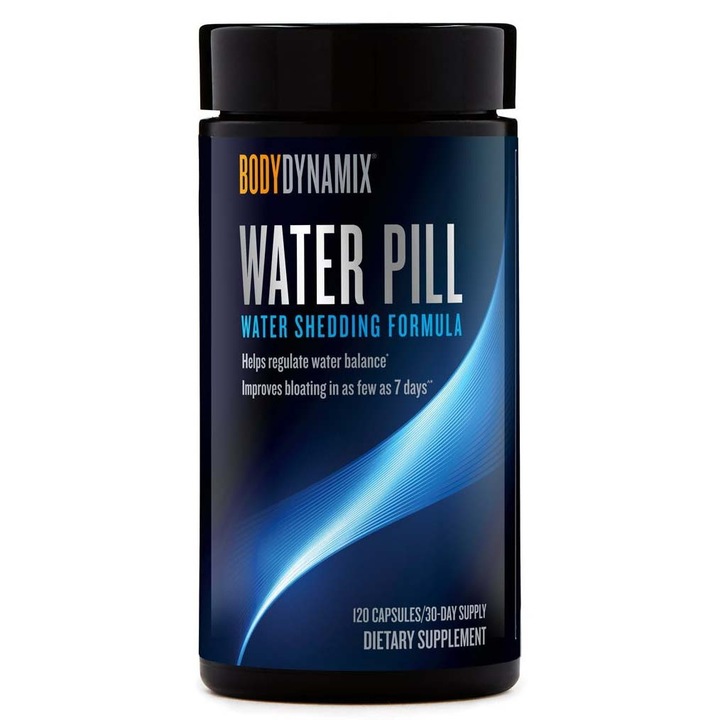 Supliment alimentar formula pentru reducerea retentiei de apa din organism BodyDynamix™ Water Pill by GNC, 120 capsule