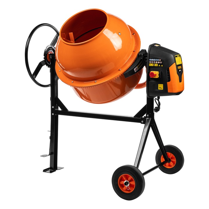 Бетонобъркачка Denzel, DCM-160, 800 W, 160 л, Чугунен венец