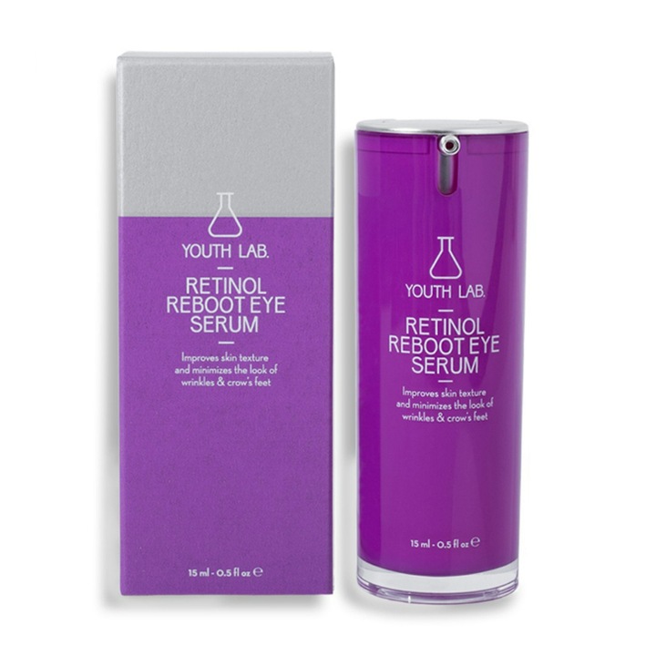 Ser pentru ochi Youth Lab, Reboot Eye Serum, Cu Retinol, 15 ml