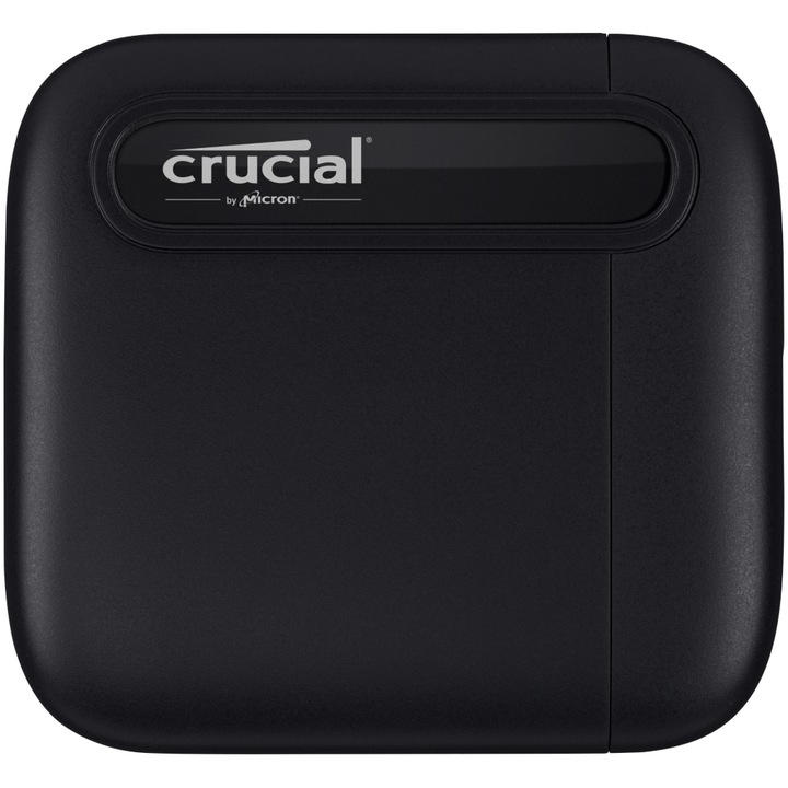 Външен SSD Crucial X6, 1TB, 2.5", USB 3.0, черен