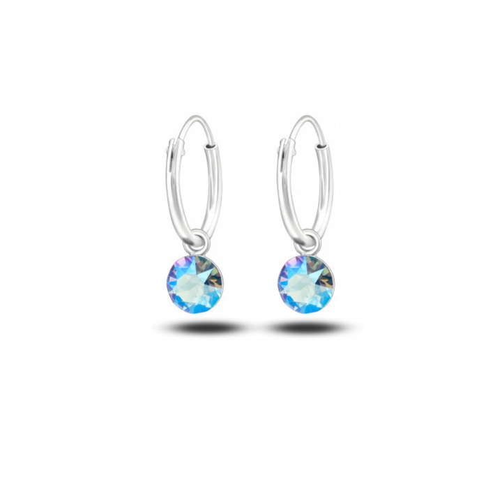 Ezüst fülbevaló gyerekeknek Blues SW