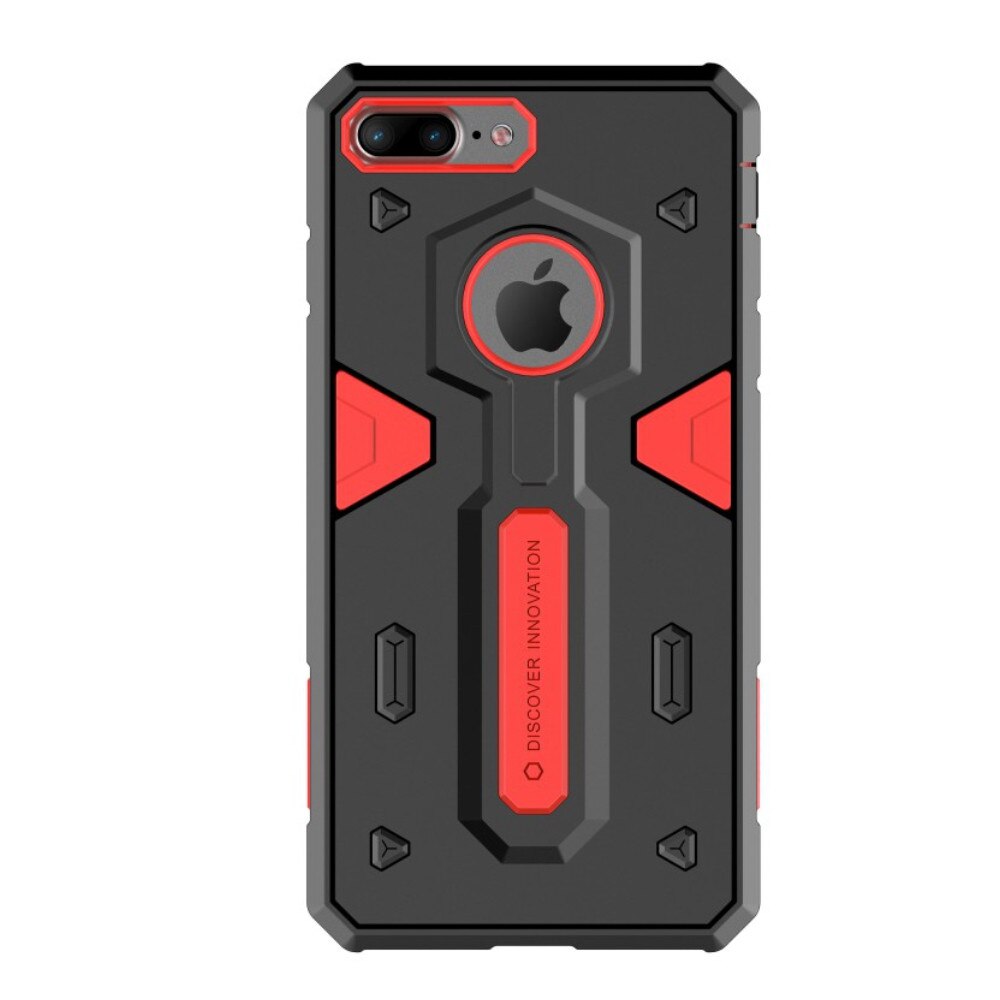 Husa spate hibrida Nillkin Defender pentru iPhone 7 Plus, rosu/negru