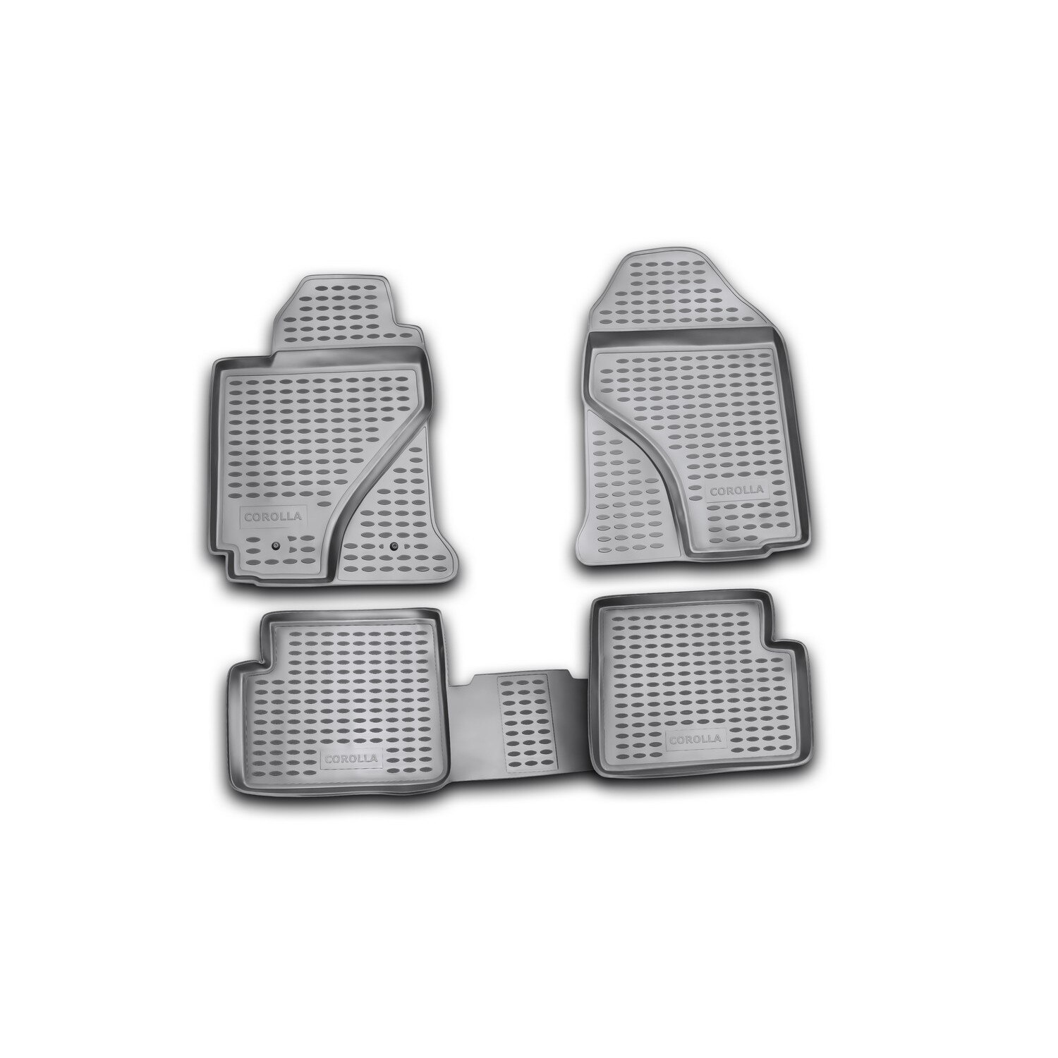 Set covorase auto Novline Floor mats TOYOTA Corolla 06/2002-2007, 4 buc.