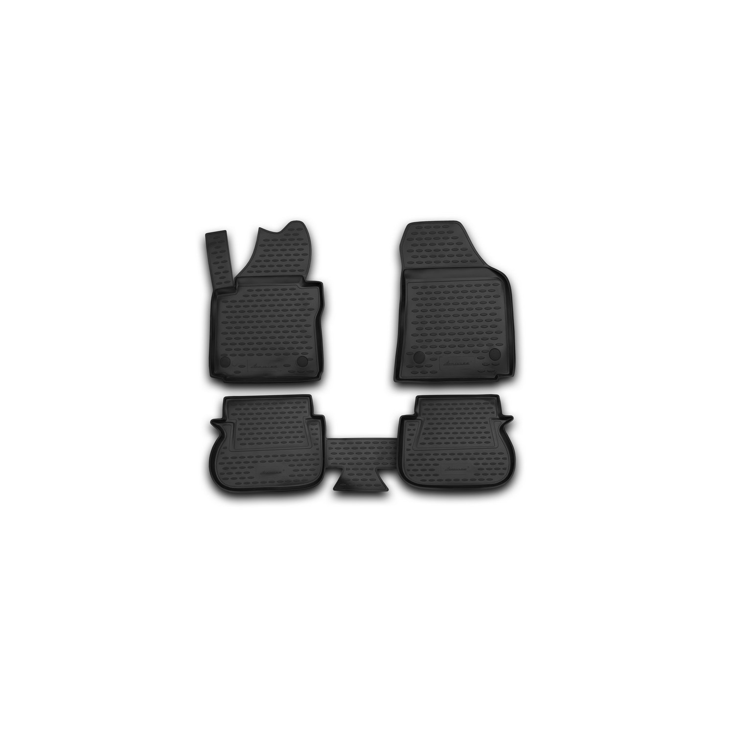 Set covorase auto Novline Floor mats VW Caddy, 2007- 5 usi, 4 buc