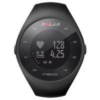 Ceas smartwatch Polar M200, HR, Medium/Large, Black