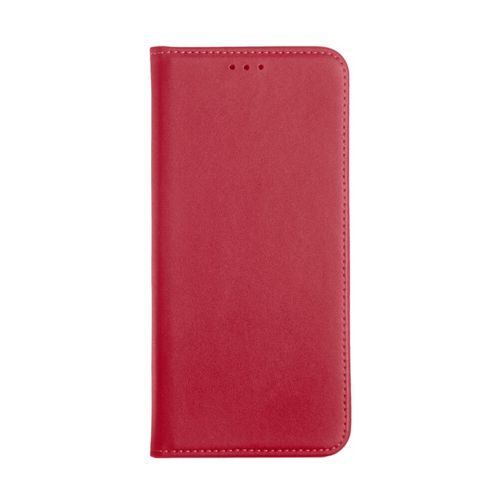 Smart Magnet Book Cover, съвместим със Samsung Galaxy A14 4G / A14 5G, червен