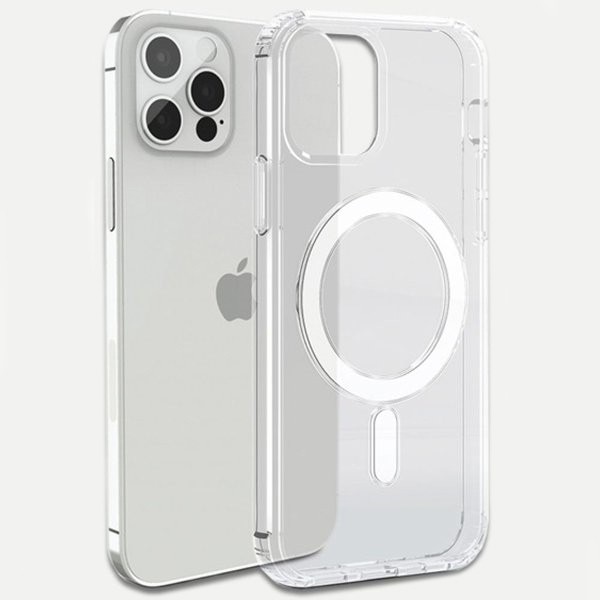 Силиконов калъф MagSafe за iPhone 14 Plus, Flippy, прозрачен - eMAG.bg