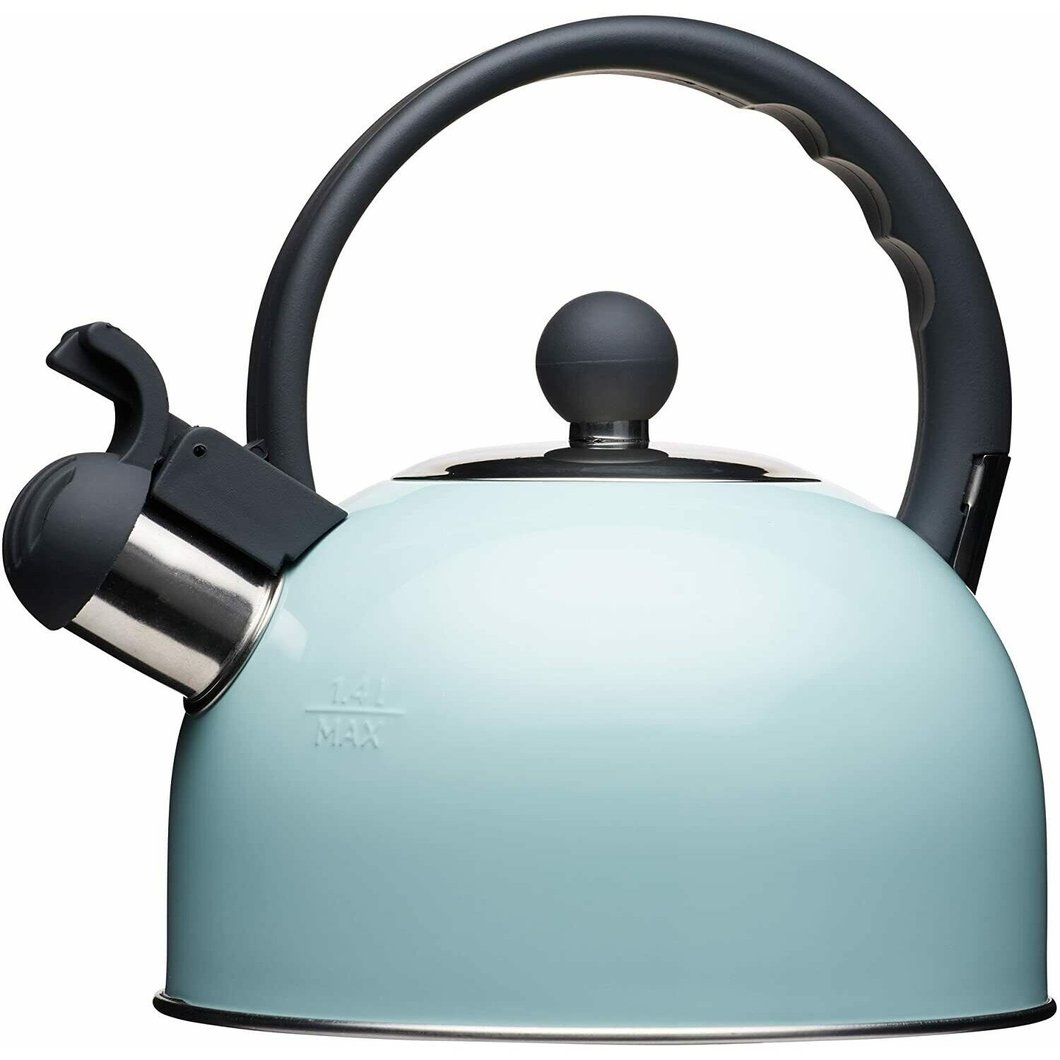 BergHOFF Essentials Lucia 18/10 Stainless Steel Whistle Kettle 2.6 qt.