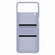 Husa pentru Samsung Galaxy Z Flip 4 piele naturala purple