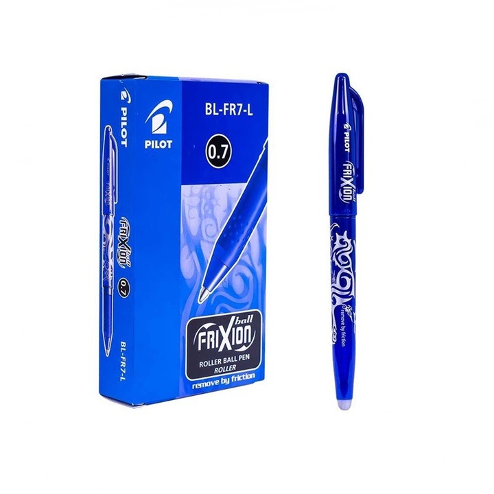 Комплект от 12 ролки Pilot Frixion 0.7 син