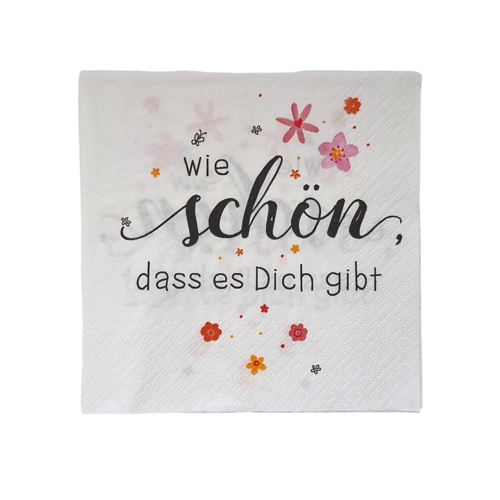 Set 20 servetele de masa, 33 x 33 cm, model WSDD